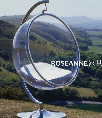【ROSEANNE】工厂直销 透明太空舱椅 时尚透明亚克力椅支撑式