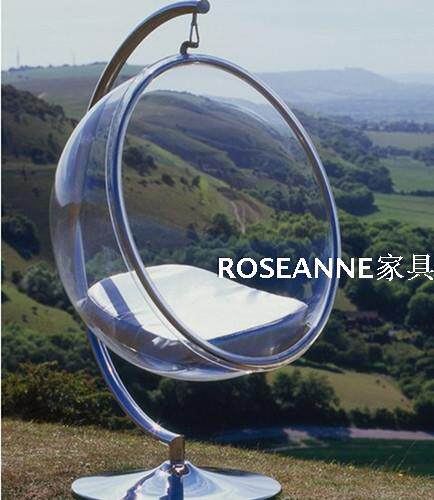 【ROSEANNE】工厂直销 透明太空舱椅 时尚透明亚克力椅支撑式
