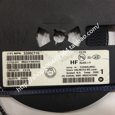 SD05C SD05CT1G 代码:5C SOD323 5V TVS瞬态抑制二极管