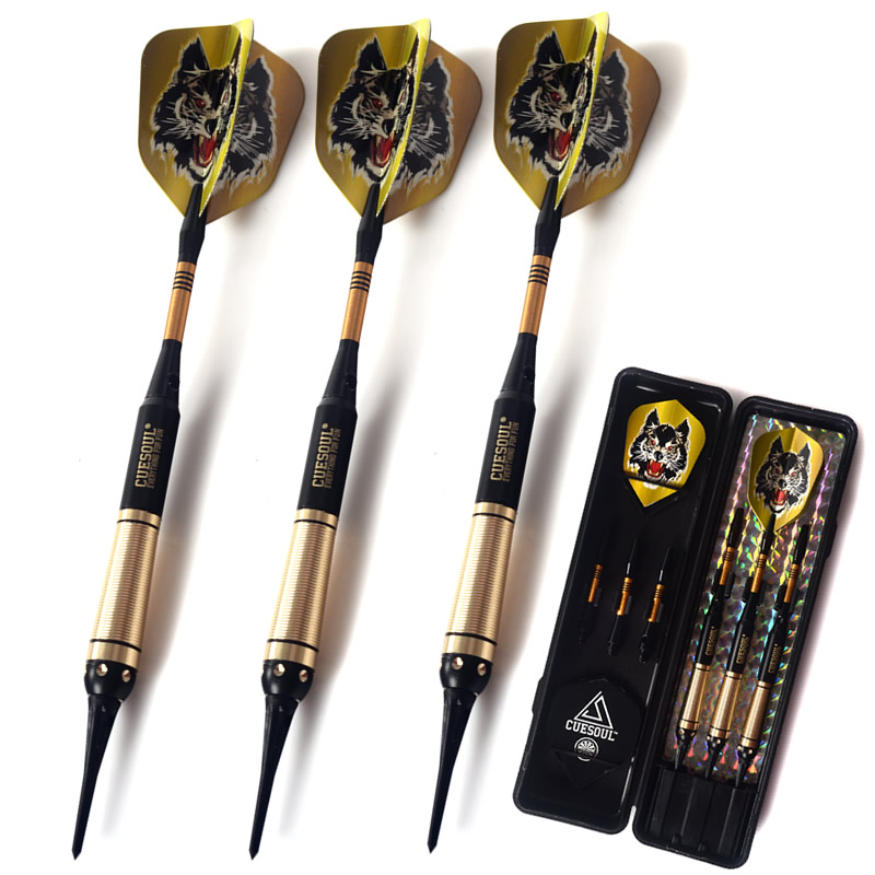 CUESOUL正品软式飞镖针套装天狼系列软式飞镖专业18克