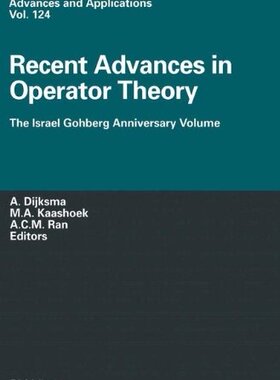 【预售】Recent Advances in Operator Theory: The Israel...
