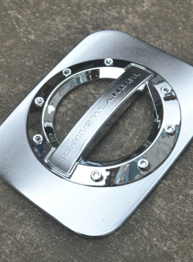 2015款广汽丰田新汉兰达专用ABS电镀油箱盖 HIGHLANDER油箱装饰贴