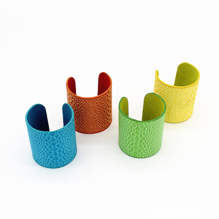 开口pu皮质手镯女款欧美风格臂环