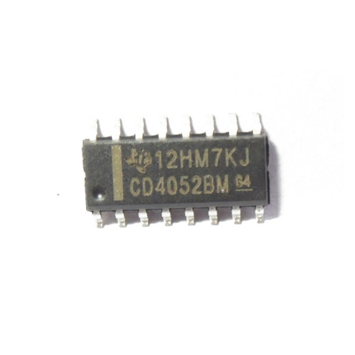 贴片 CD4052BM SOP-16 CD/HEF/HCF4052 二独立通道4路多路 复用