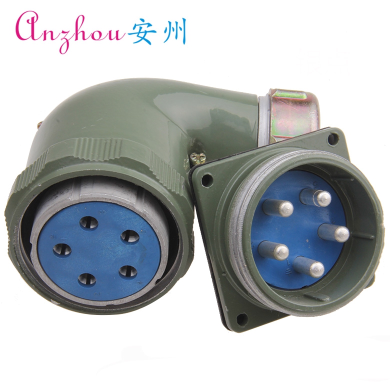 YD48 5芯 100A 航空插头 防水连接器 YD48K5TR YD48K5TS YD48J5Z