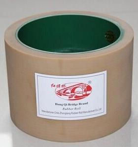 红旗桥6寸五代琥珀色绿色砻谷胶辊强效EPDM高耐磨砻谷胶辊