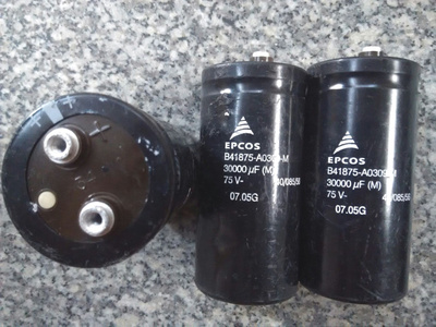 西门子 EPCOS 75v 30000uf 螺丝脚发烧电解电容