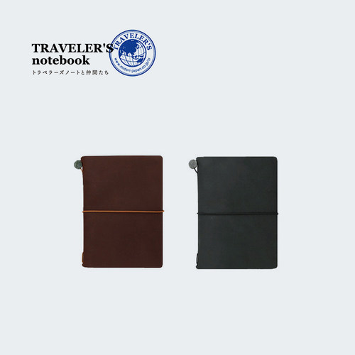 日本牛皮日记本笔记本midori