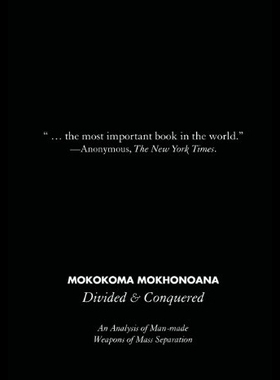 【预售】Divided and Conquered: An Analysis of Man-Made We