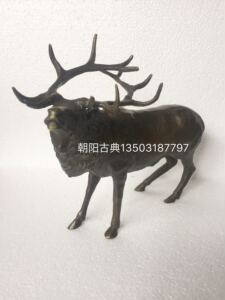 新款纯铜家居饰品纯铜麋鹿