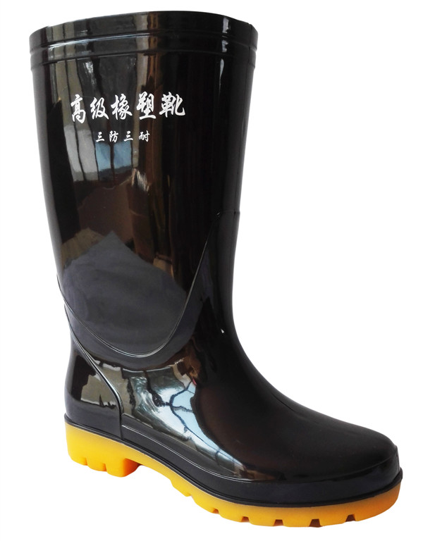 Chaussures - bottes caoutchouc homme pour printemps - semelle tendon - Ref 959106 Image 1