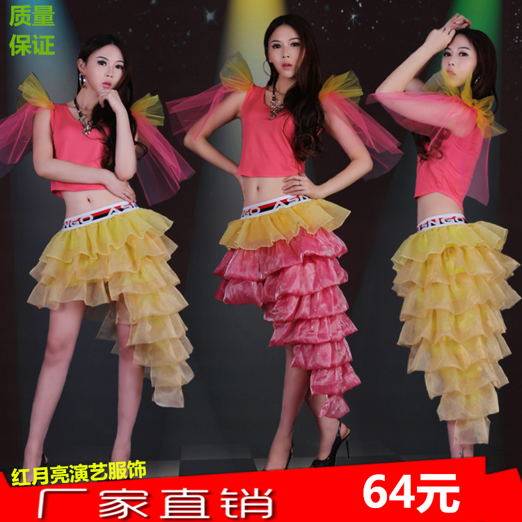 钢管女歌手拉拉蓬蓬燕尾服舞台装