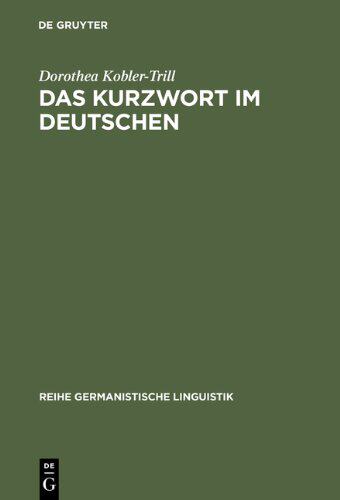 【预售】Das Kurzwort Im Deutschen: Eine Unte...