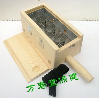 家用实木制器具温灸盒