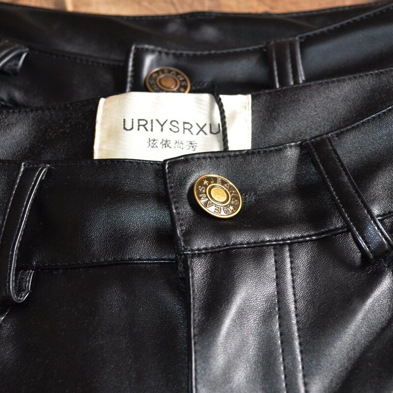 Pantalon cuir homme serré pour adolescent - Ref 1488824 Image 1