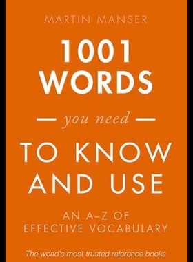 现货 1001 Words You Need to Know and Use: An A-Z of Ef