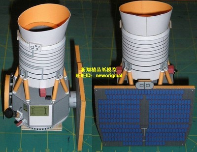 广域红外线巡天探测卫星 红外线空间望远镜 太空探测器 卫星 模型
