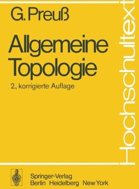 【预订】Allgemeine Topologie