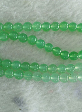 天然澳洲玉珠链手链散珠绿玉髓