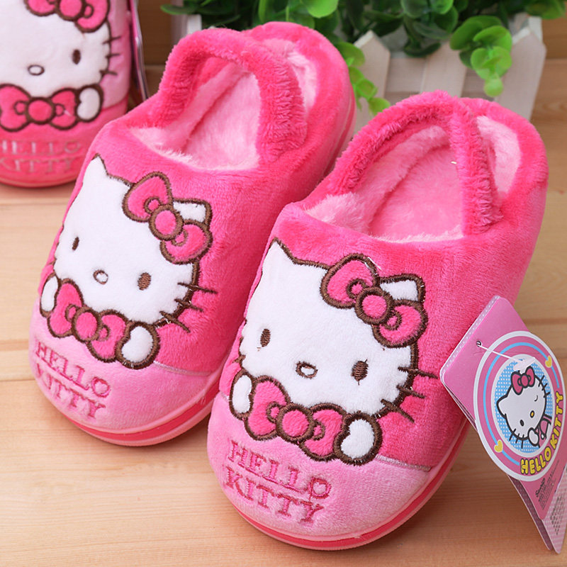 Pantoufles enfants en autre HELLO KITTY pour hiver - Ref 1010429 Image 1