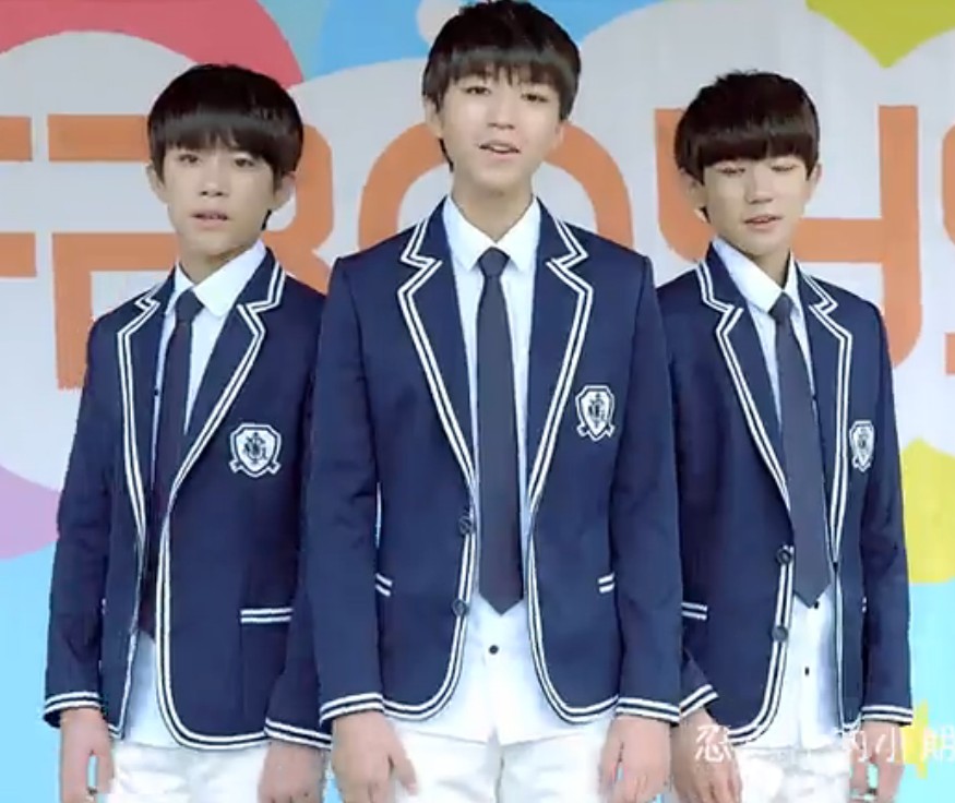 学生水手服西装外套tfboys同款