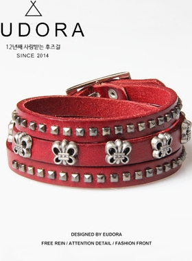 舞台表演金属铆钉欧美风学生手链