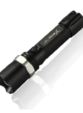 雅格LED强光可充电夜间骑行调光调焦远射户外防水手电筒YG-336C