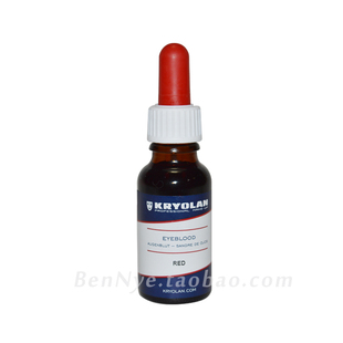 影视特效化妆专业用品眼睛通红血丝水红眼水眼充血流血德国面具