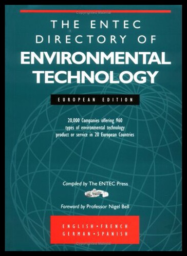 【预售】Entec Directory of Environmental Technology Europ