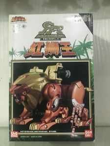 灵动儿童模型百兽战队精灵王 红狮王 稀有