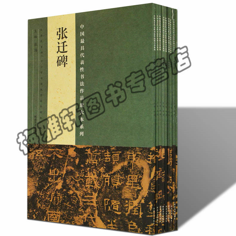 正版中国具代表性书法作品放大本系列·张迁碑礼器碑曹全碑张猛龙碑历代书法碑帖书法教程书法临摹鉴赏收藏共9册河南美术出版