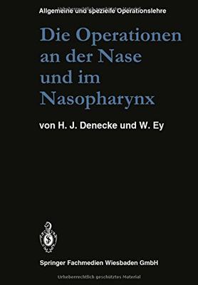 【预订】Die Operationen an Der Nase Und Im N...