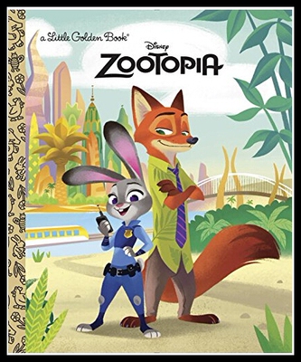 预售 疯狂动物城英文原版 绘本故事书 Zootopia Little Golden Book (Disney Zootopia)