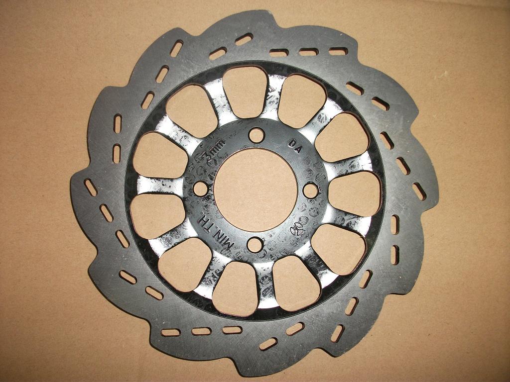 轻骑QM125-9C 骏爽GXT125摩托车原厂 前刹车圆盘 前刹车碟