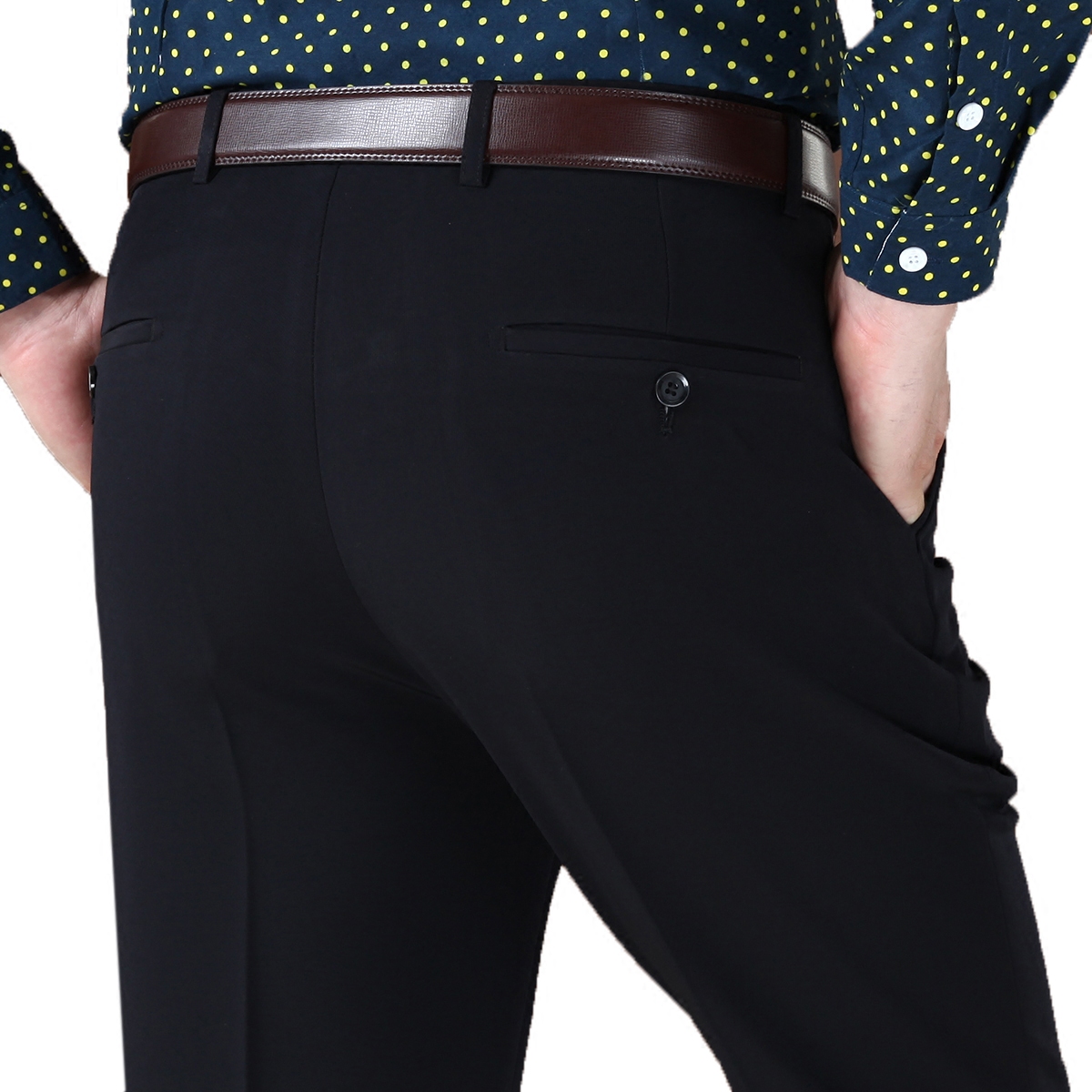 Pantalon droit PINGEPLO pour automne - Ref 1490515 Image 5