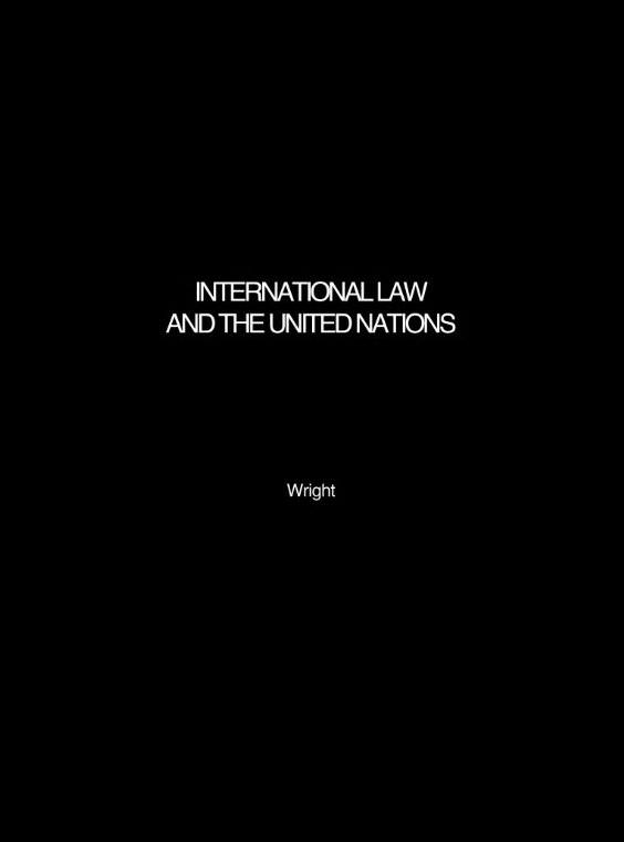【预售】International Law and the United Nations