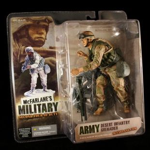 全场特价包邮 麦克法兰 INFANTRY 沙漠步兵投弹手 2代 兵人