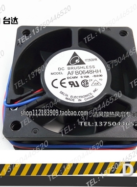 AFB0648HH BR00 6CM/厘米 6025 48V 0.10A 双滚珠变频器散热风扇