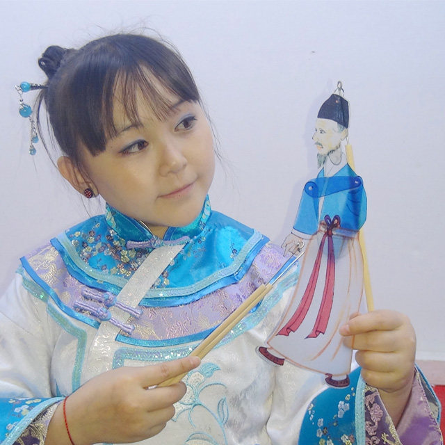 龙在天皮影坊仿皮影人 东郭先生小人手工diy幼儿园教具皮影戏玩具