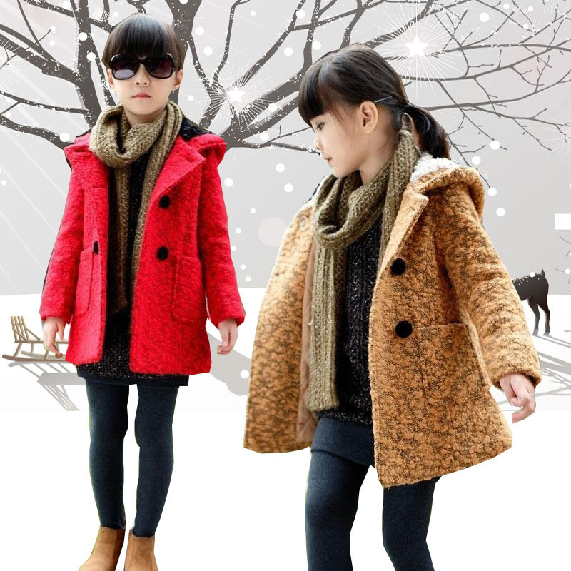 Manteau pour fille en laine - Ref 2162467 Image 1