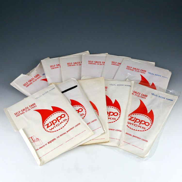 原装正品zippo打火机早期老棉芯一组