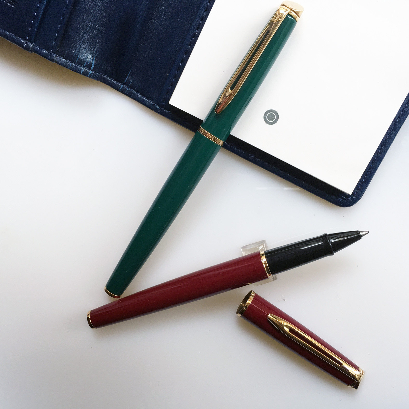 法国产waterman/威迪文隽雅系列珍漆宝珠笔 签字笔多色无笔芯无盒