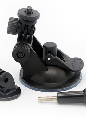 运动相机汽车载支架gopro10/9/8/7/6/5大疆灵眸吸盘玻璃固定配件