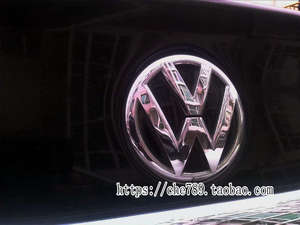 新款帕萨特领驭车行李箱后备箱后圆标VW标志大众标贴改装专用原厂