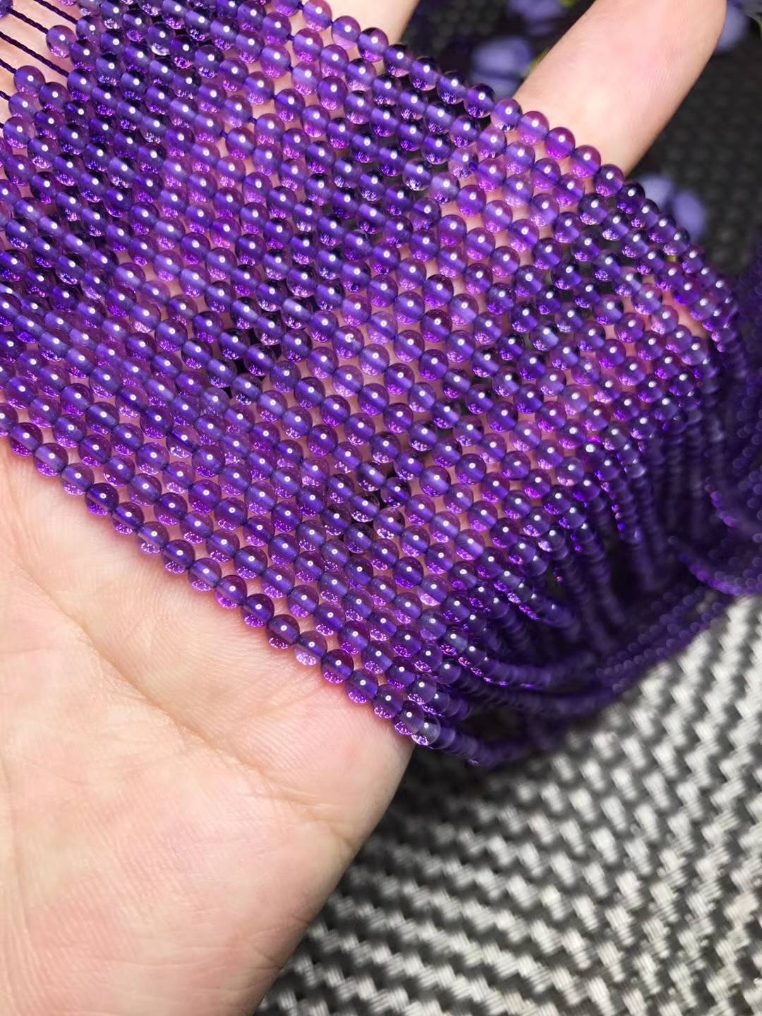 天然5A级巴西紫水晶半成品