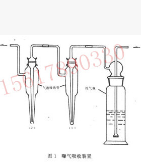 曝气吸收装置工业废水中二硫化碳的测定玻璃仪器GB/T15504-1995