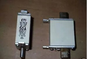 进口保险丝管 ETI NV00C NH00C熔断器体方块 500V 25A 120KA单