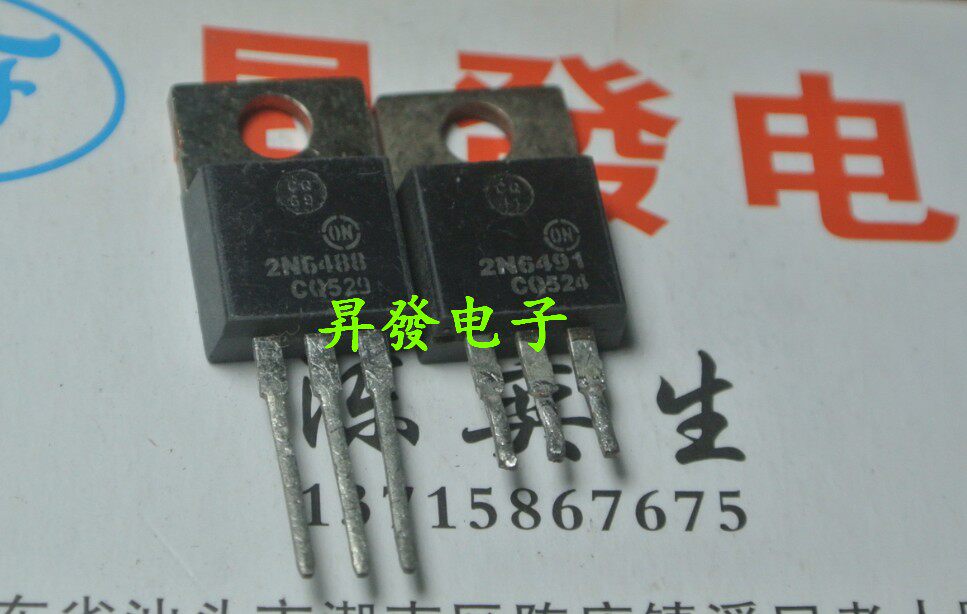 〖昇發电子〗2N6491G 2N6488G 互补硅功率晶体管 对3元 - 实物图