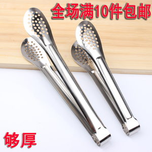 食品夹子不锈钢加厚烧烤夹厨房面包夹牛排夹大号食物夹蛋糕夹