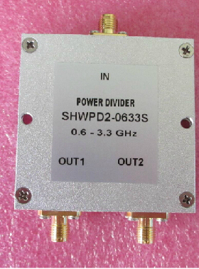 600-3300MHz GSM GPS WIFI SMA RF一分二 高频射频微波同轴功分器